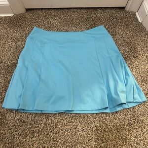 Tommy Bahama Aqua Blue Pleated Golf Skort